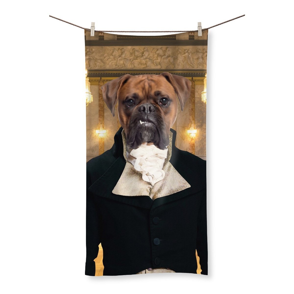 Regency Rival Custom Pet Towel | Custom Pet Portrait | Paw & Glory