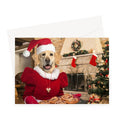 Mrs Claus Custom Pet Greeting Card