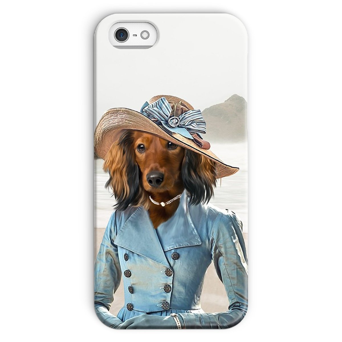 Pet Portraits | Mrs Warleggan (Poldark Inspired): Custom Pet Phone Case | Paw & Glory