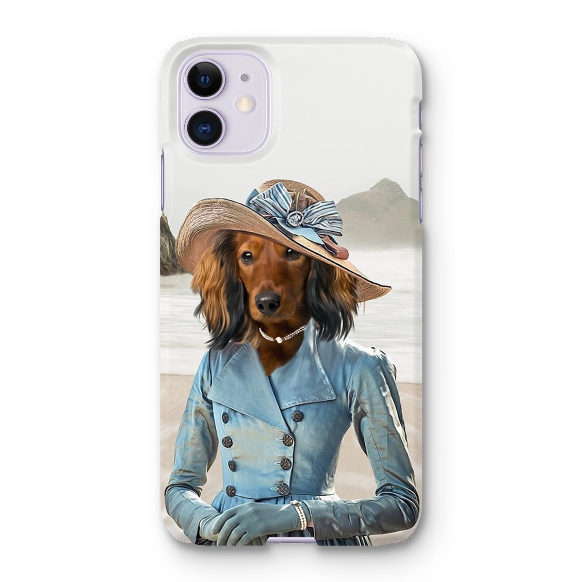 Pet Portraits | Mrs Warleggan (Poldark Inspired): Custom Pet Phone Case | Paw & Glory