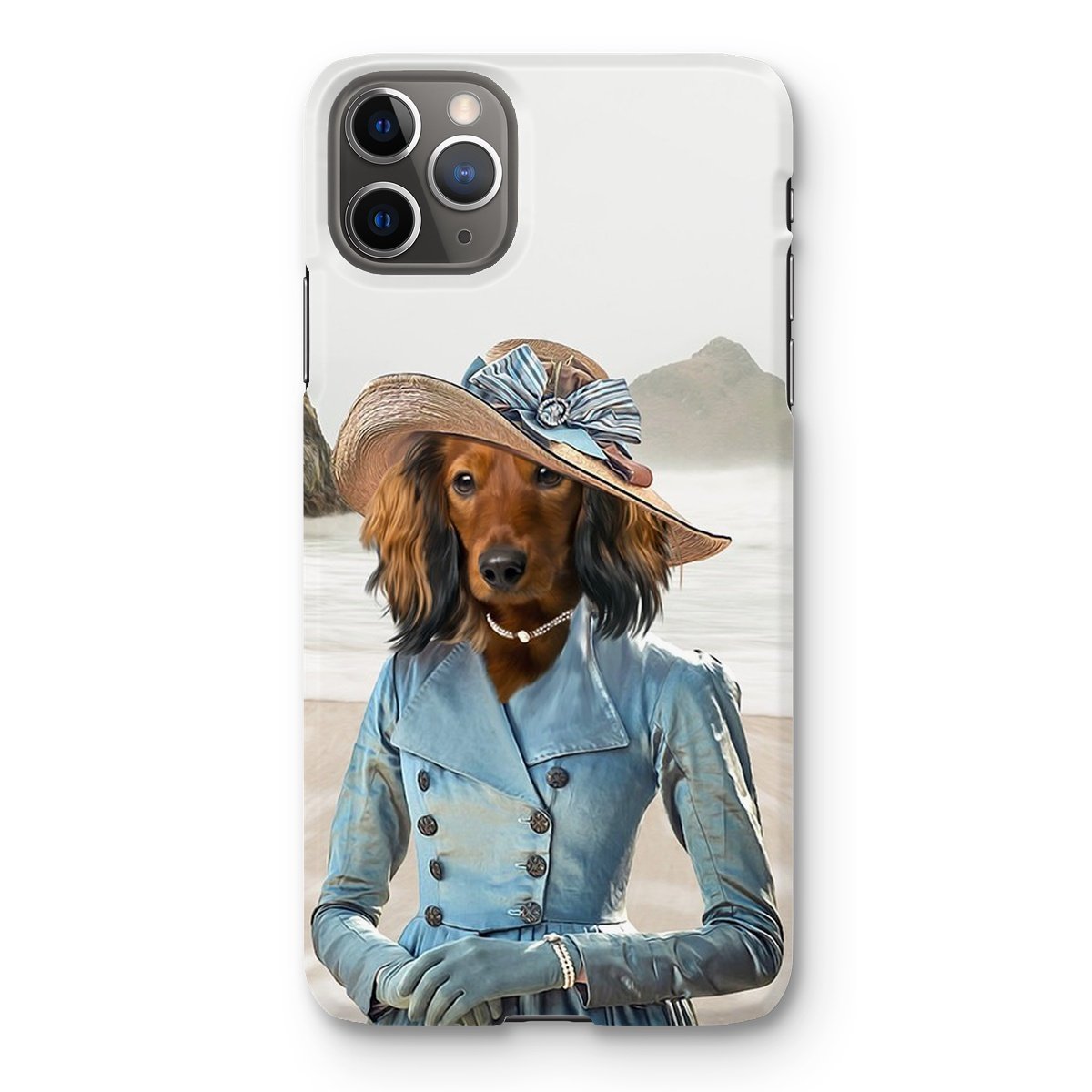 Pet Portraits | Mrs Warleggan (Poldark Inspired): Custom Pet Phone Case | Paw & Glory