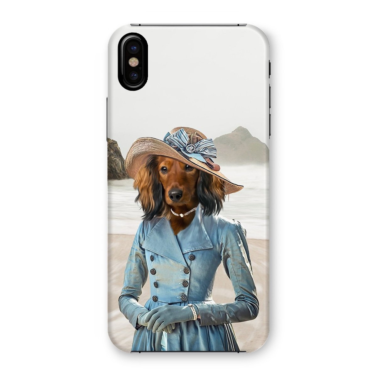 Pet Portraits | Mrs Warleggan (Poldark Inspired): Custom Pet Phone Case | Paw & Glory