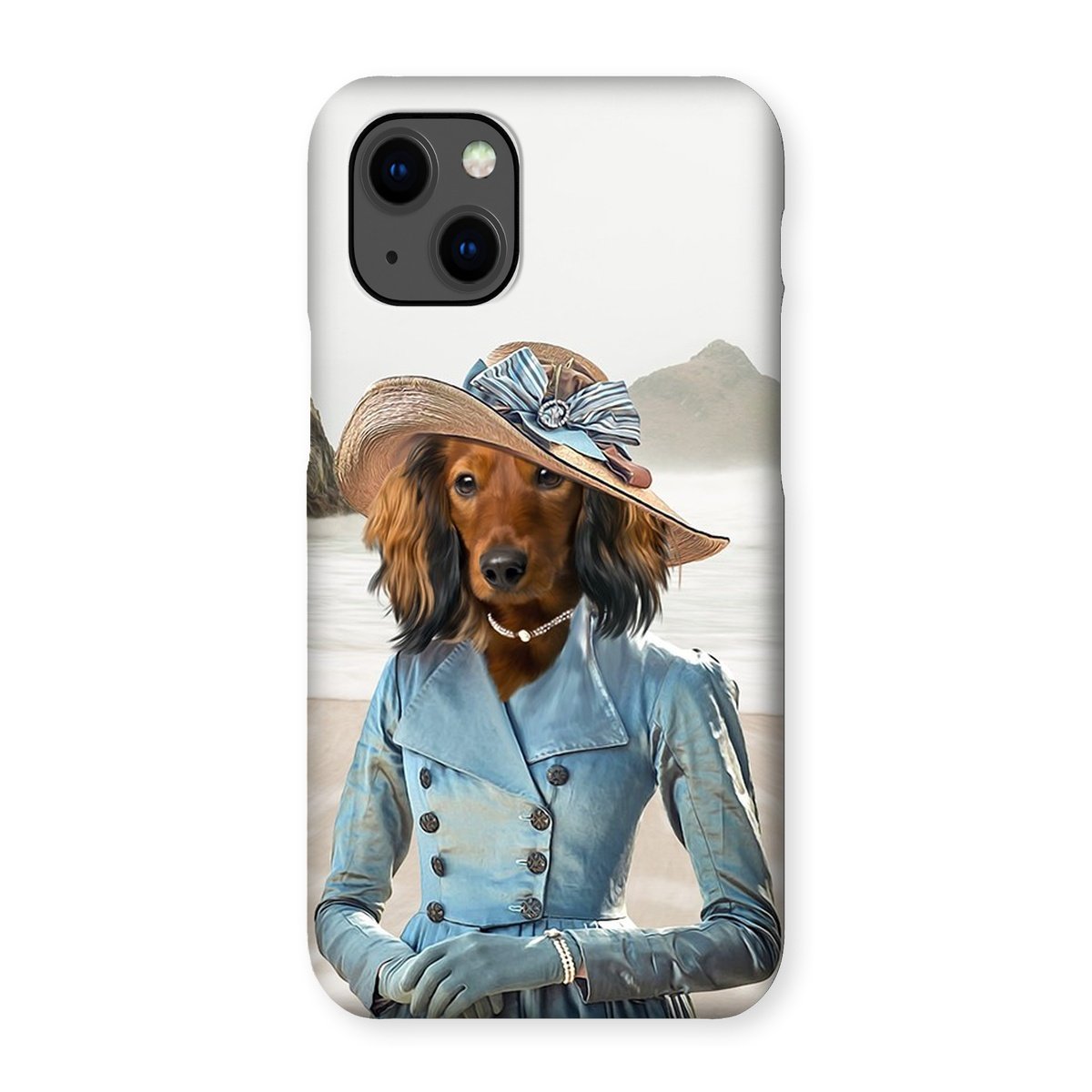 Pet Portraits | Mrs Warleggan (Poldark Inspired): Custom Pet Phone Case | Paw & Glory