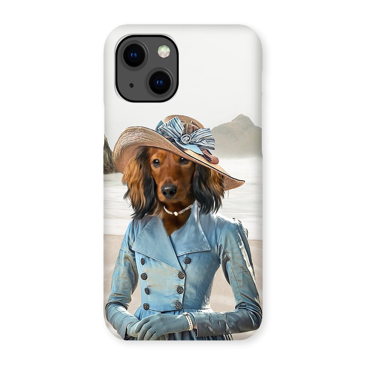 Pet Portraits | Mrs Warleggan (Poldark Inspired): Custom Pet Phone Case | Paw & Glory