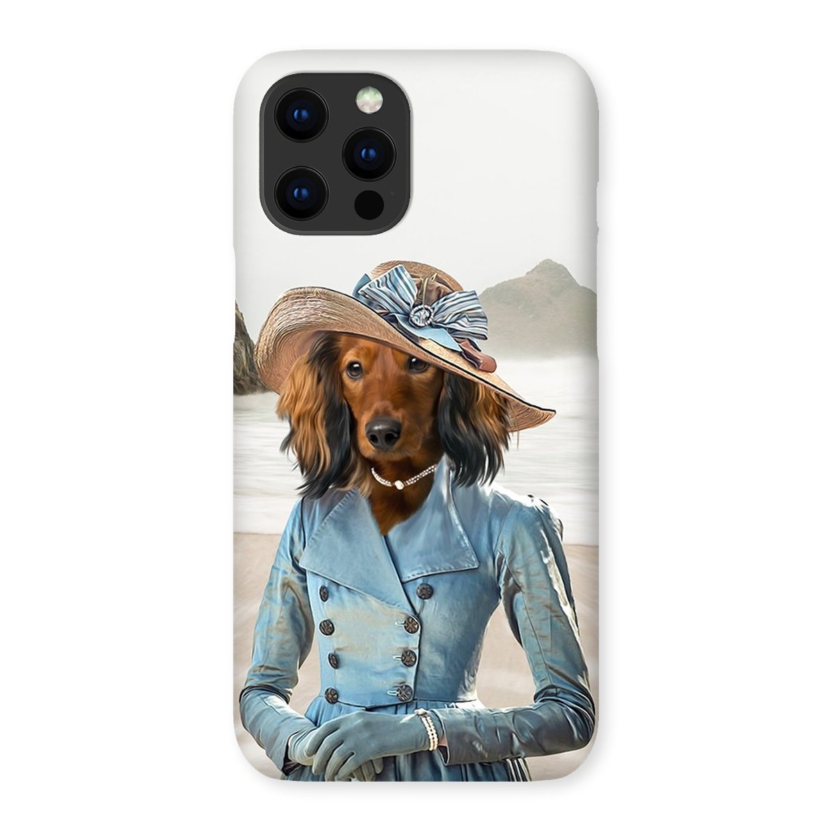 Pet Portraits | Mrs Warleggan (Poldark Inspired): Custom Pet Phone Case | Paw & Glory
