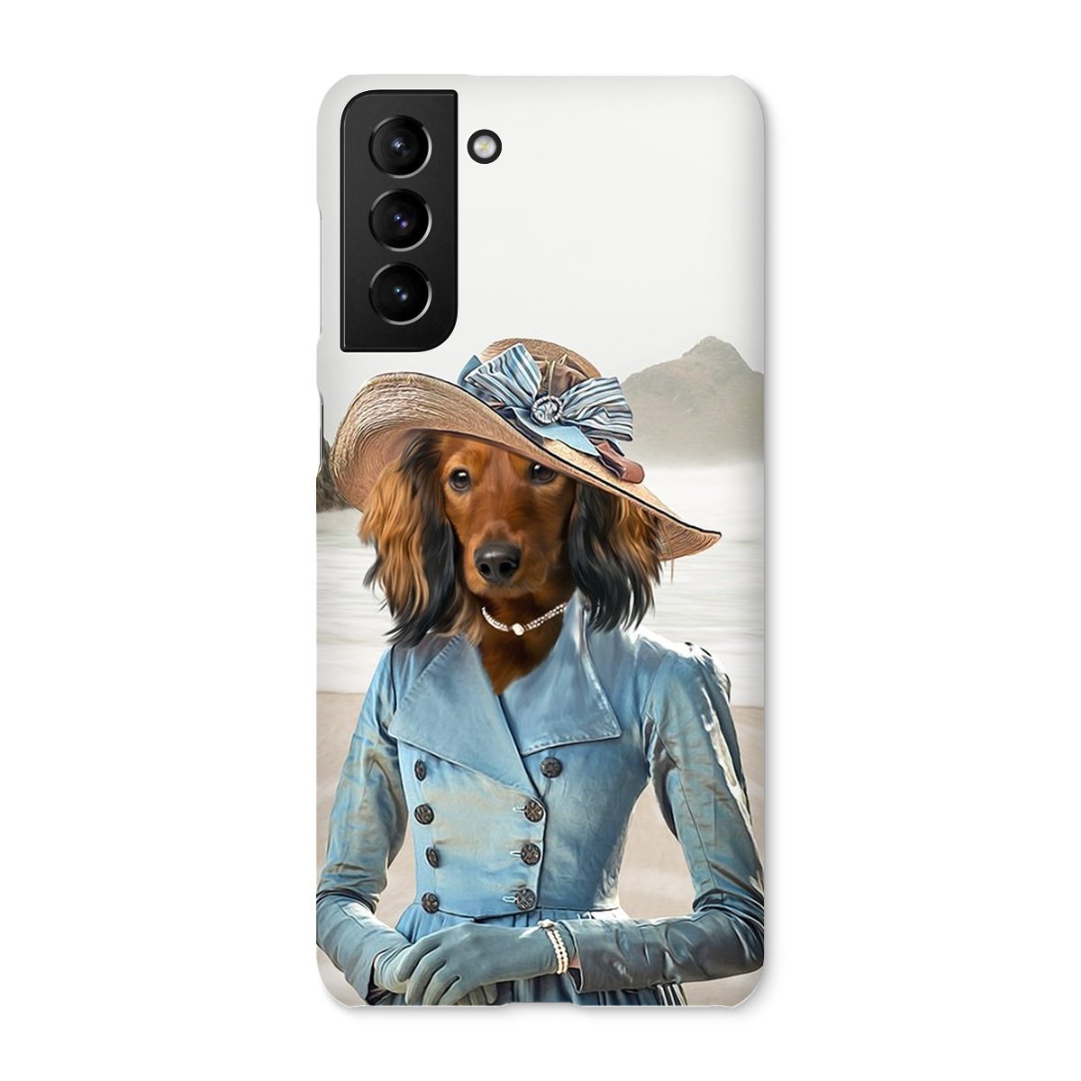 Pet Portraits | Mrs Warleggan (Poldark Inspired): Custom Pet Phone Case | Paw & Glory