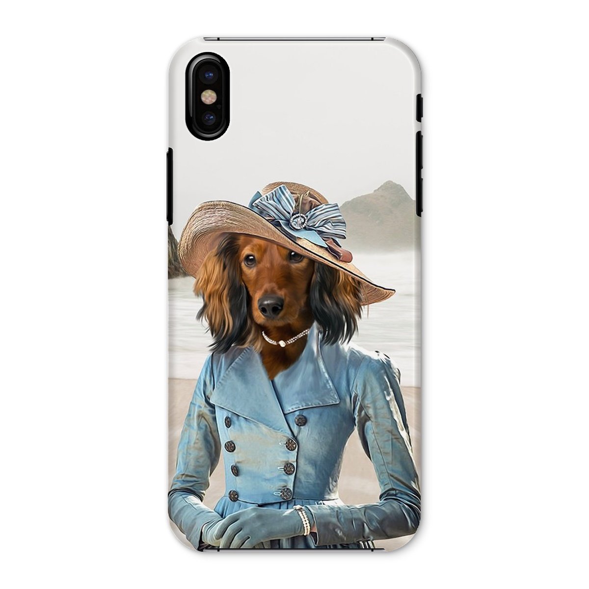 Pet Portraits | Mrs Warleggan (Poldark Inspired): Custom Pet Phone Case | Paw & Glory