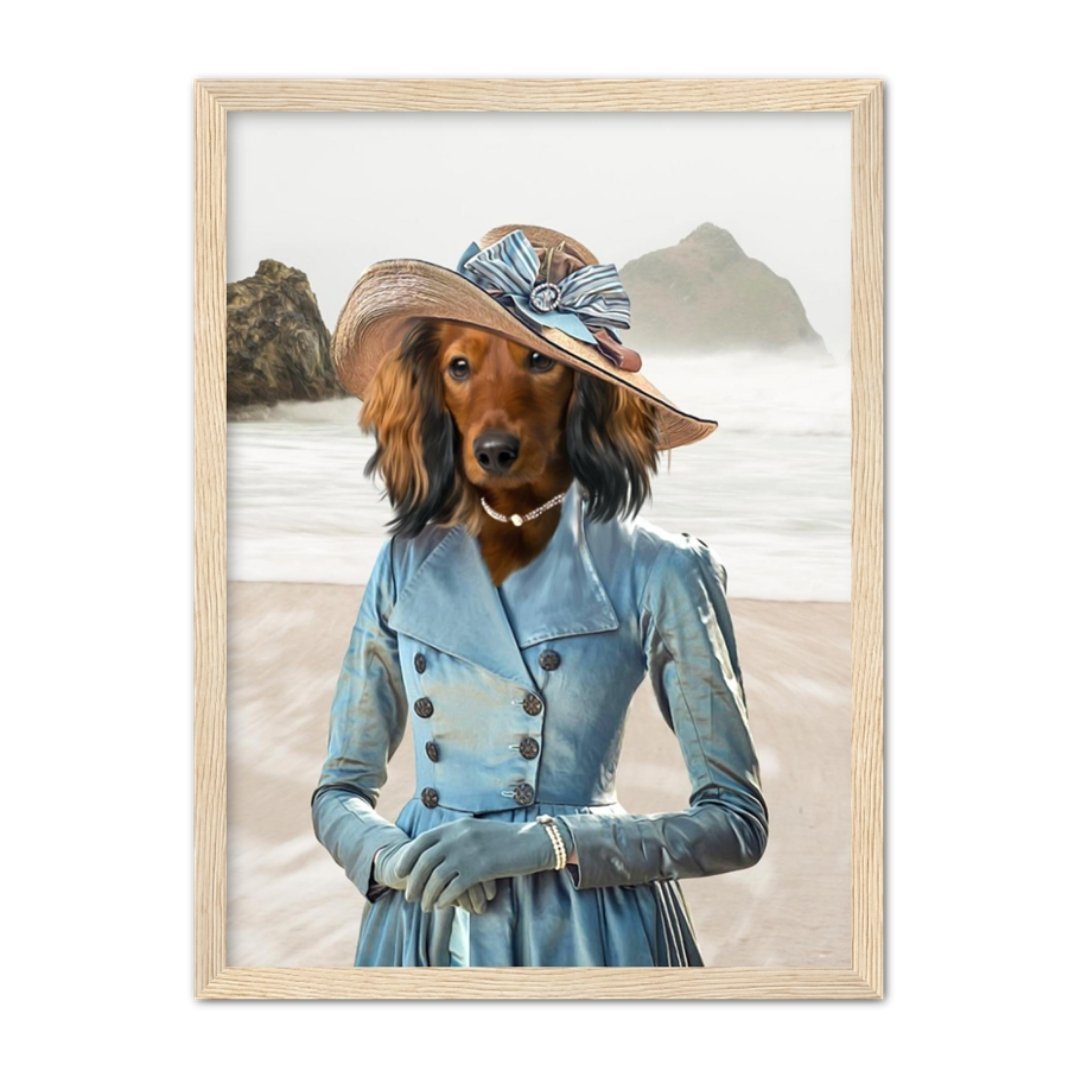 Pet Portraits | Mrs Warleggan (Poldark Inspired): Custom Pet Portrait | Paw & Glory