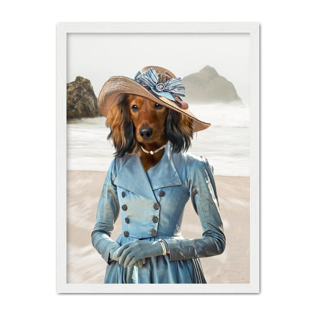 Pet Portraits | Mrs Warleggan (Poldark Inspired): Custom Pet Portrait | Paw & Glory