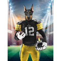 Muttsburgh Steeler: Custom Digital Download Pet Portrait