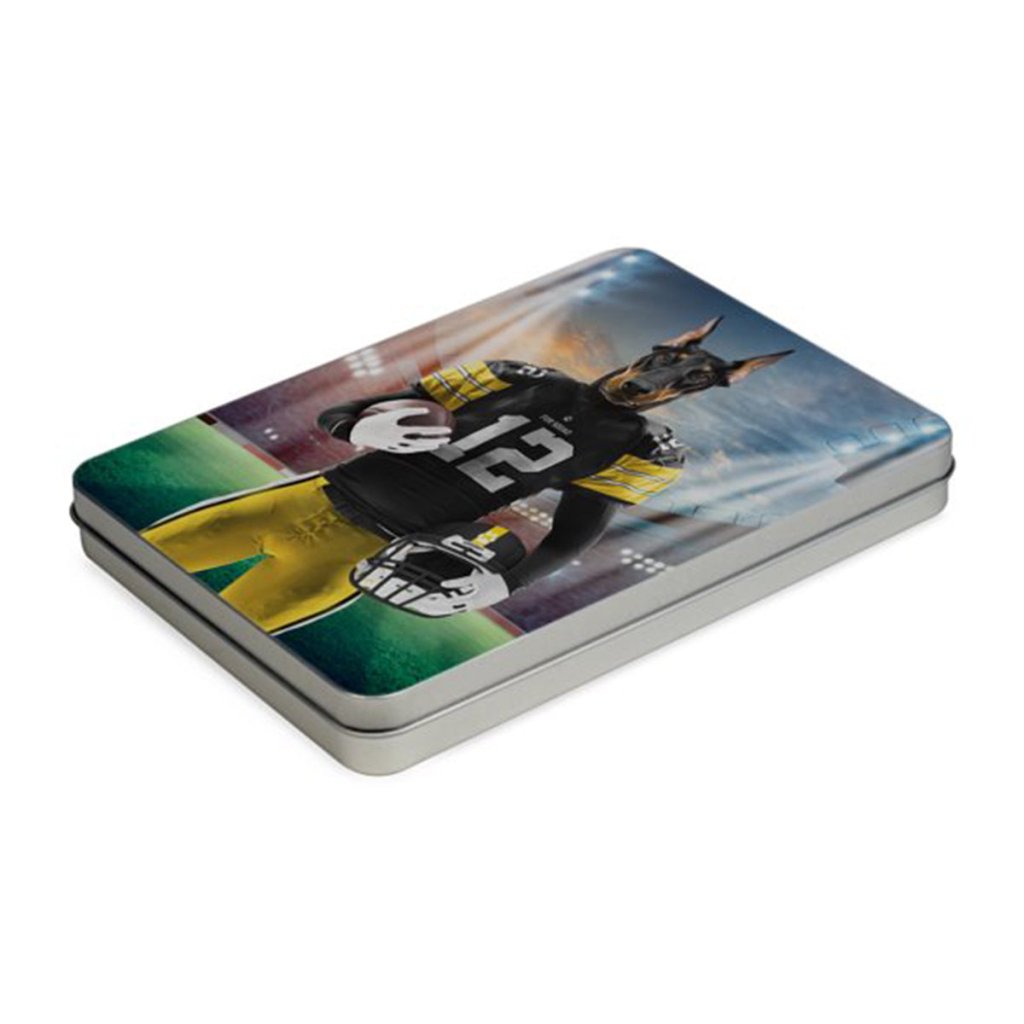 Pet Portraits | Muttsburgh Steeler: Custom Pet Puzzle | Paw & Glory