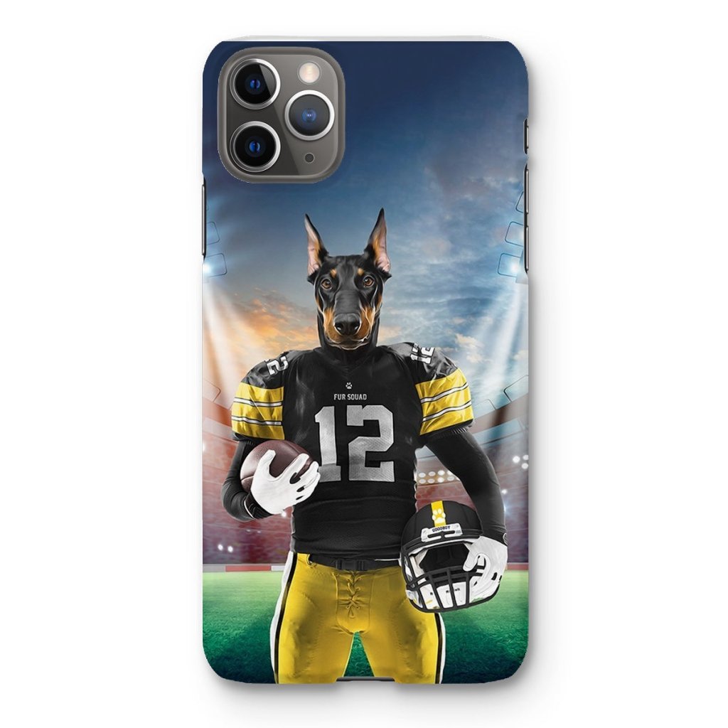 Pet Portraits | Muttsburgh Steeler: Custom Pet Snap Phone Case | Paw & Glory
