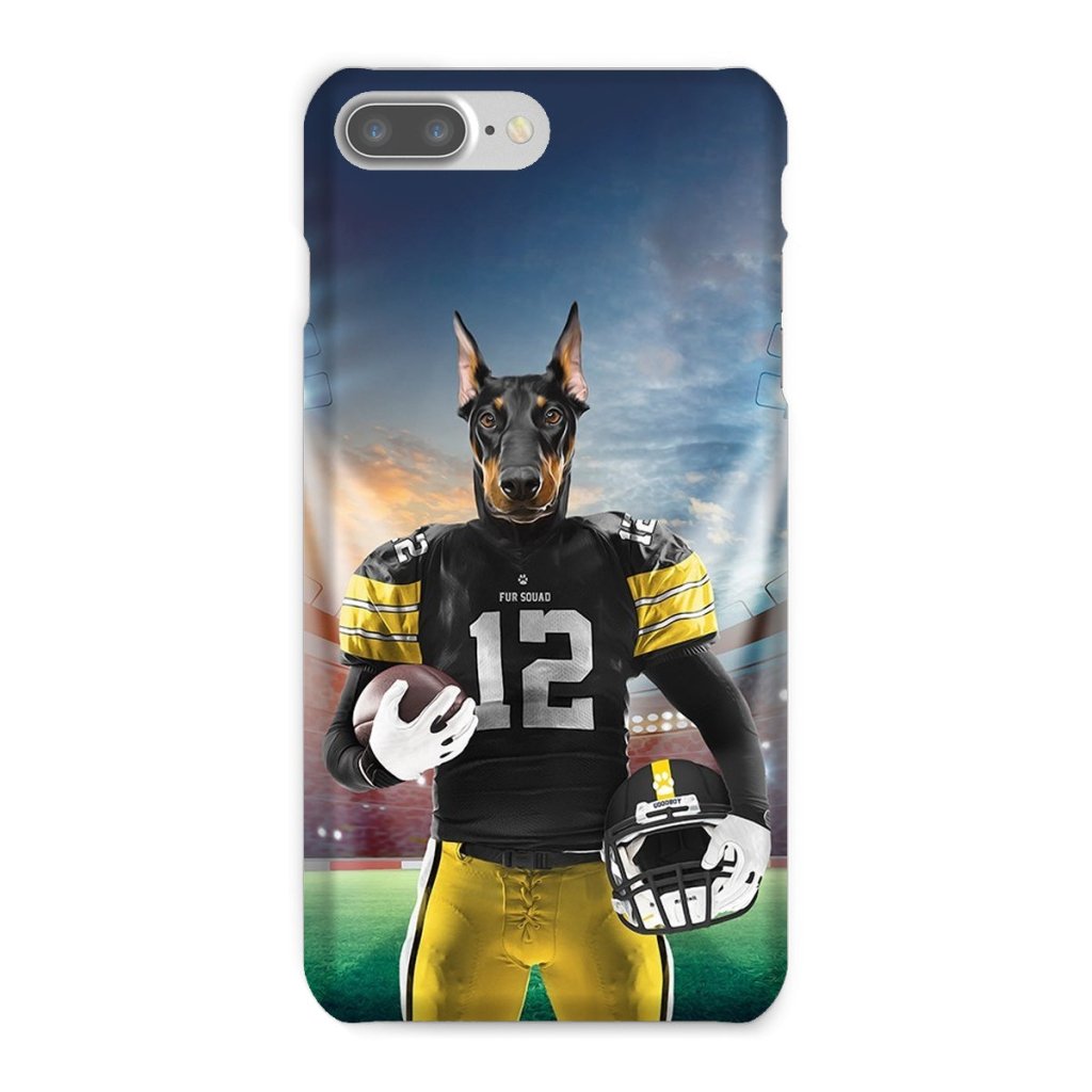 Pet Portraits | Muttsburgh Steeler: Custom Pet Snap Phone Case | Paw & Glory