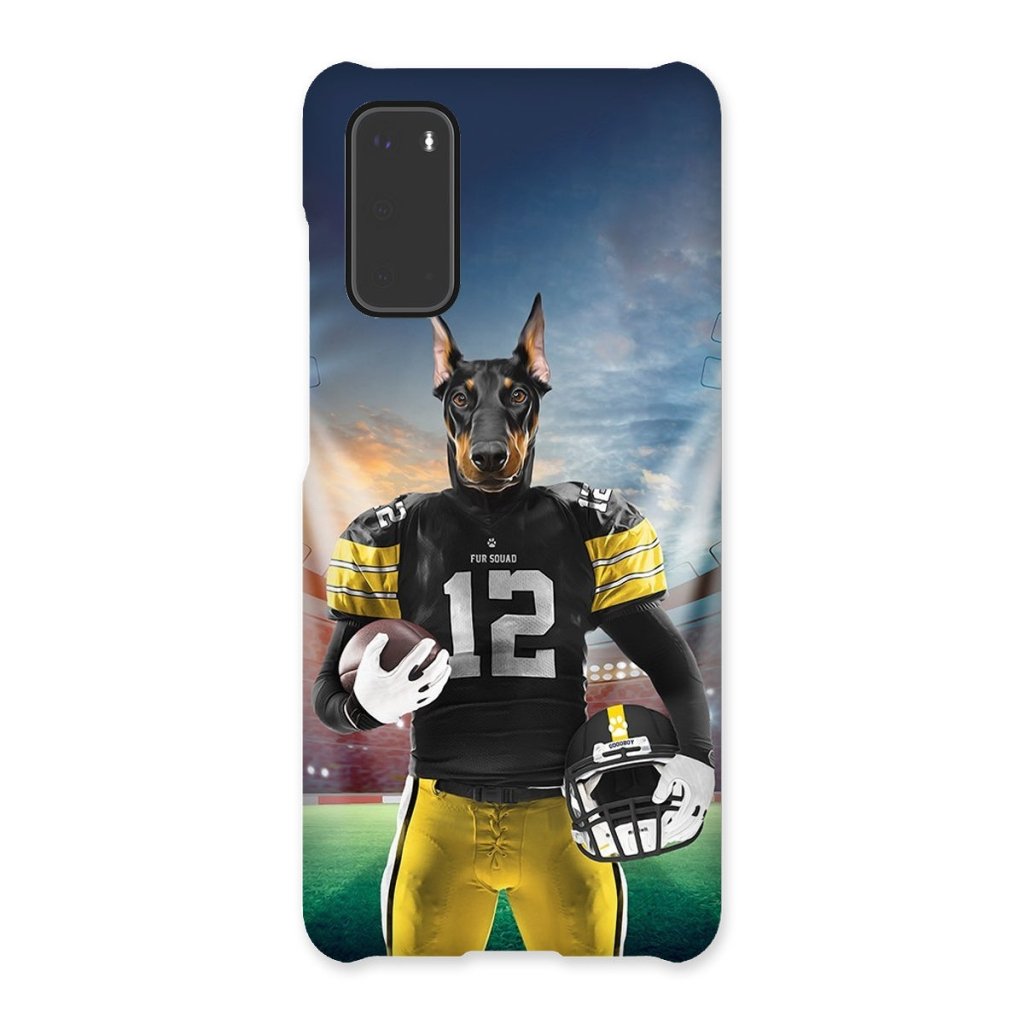 Pet Portraits | Muttsburgh Steeler: Custom Pet Snap Phone Case | Paw & Glory