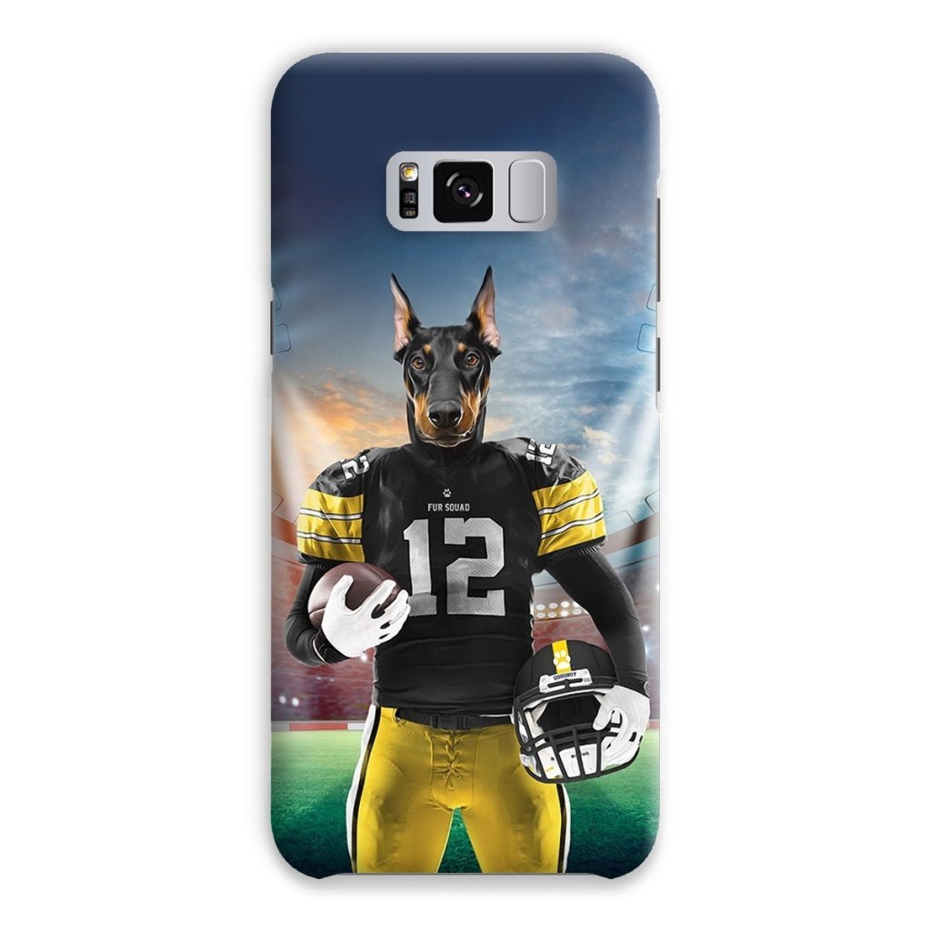 Pet Portraits | Muttsburgh Steeler: Custom Pet Snap Phone Case | Paw & Glory