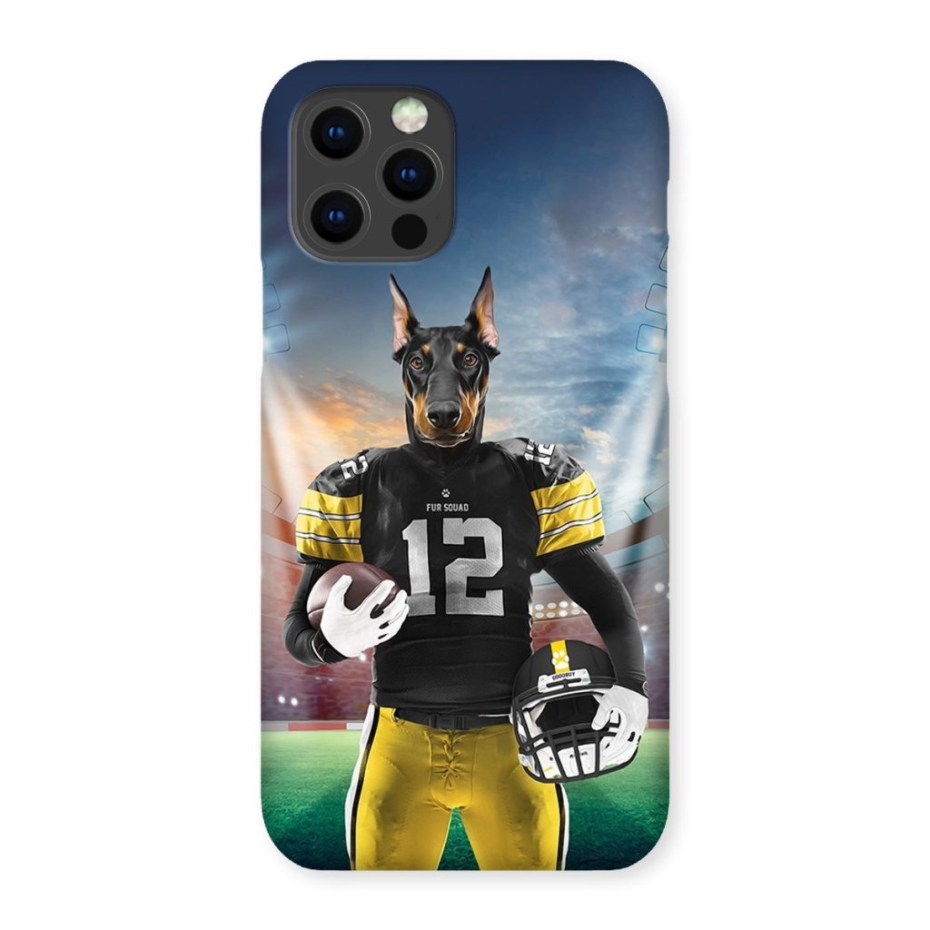 Pet Portraits | Muttsburgh Steeler: Custom Pet Snap Phone Case | Paw & Glory