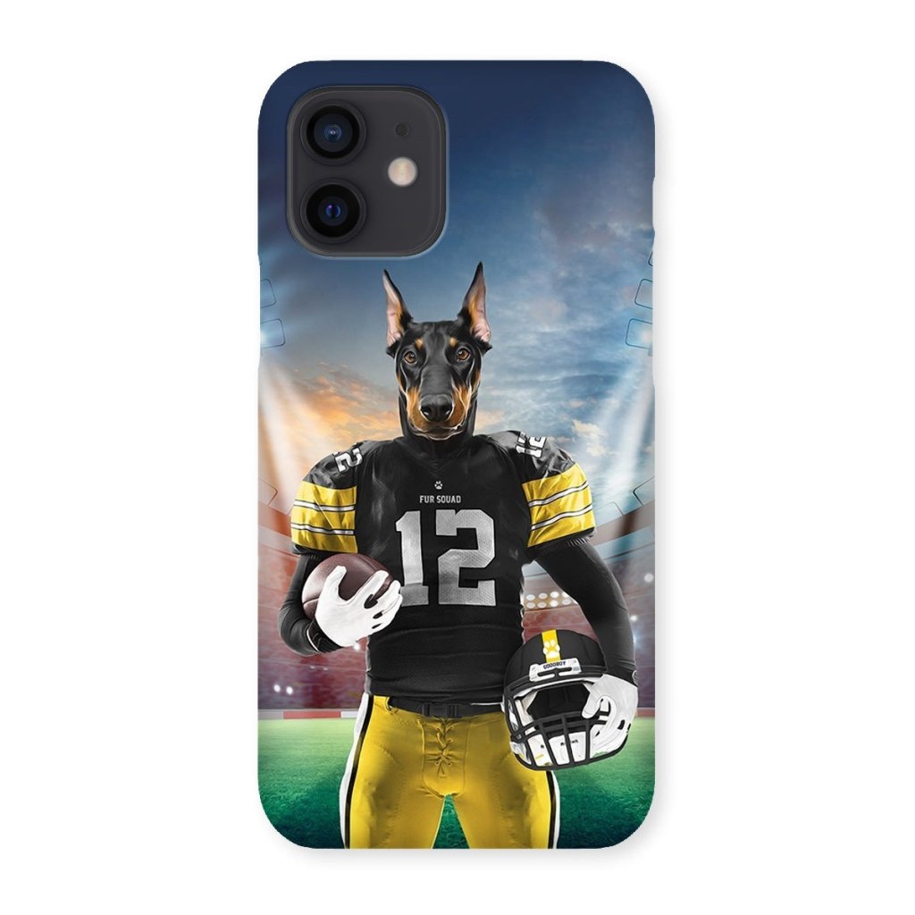 Pet Portraits | Muttsburgh Steeler: Custom Pet Snap Phone Case | Paw & Glory
