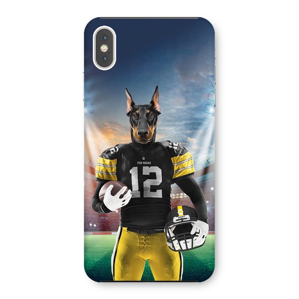 Pet Portraits | Muttsburgh Steeler: Custom Pet Snap Phone Case | Paw & Glory