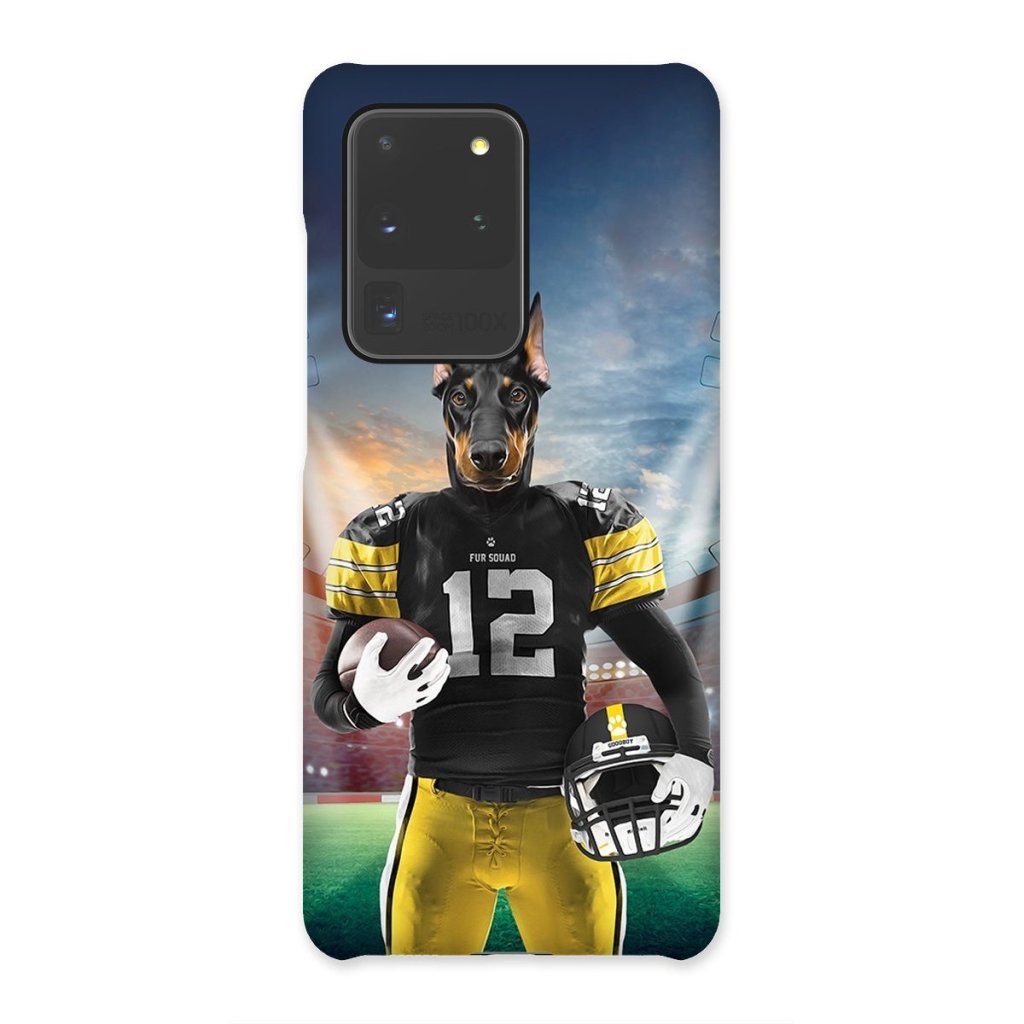 Pet Portraits | Muttsburgh Steeler: Custom Pet Snap Phone Case | Paw & Glory
