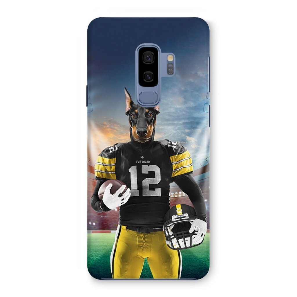 Pet Portraits | Muttsburgh Steeler: Custom Pet Snap Phone Case | Paw & Glory