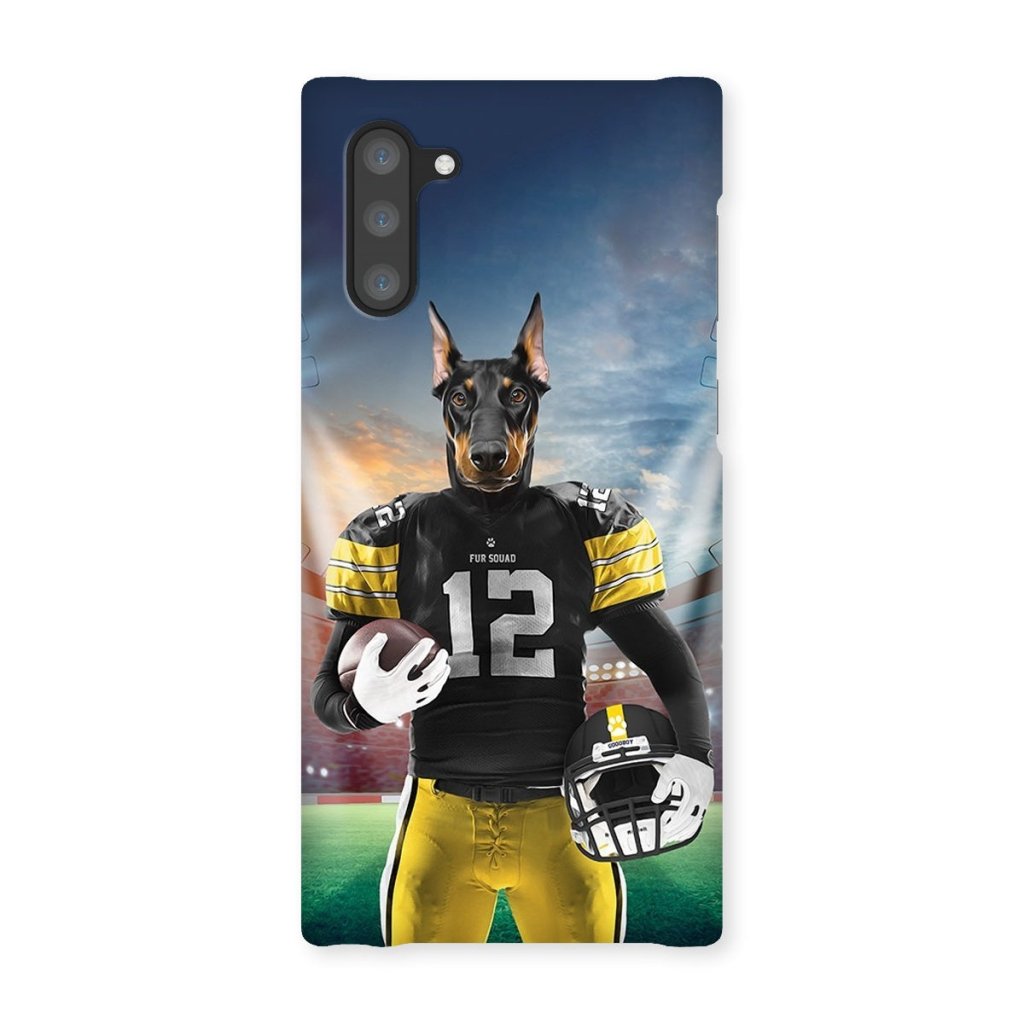 Pet Portraits | Muttsburgh Steeler: Custom Pet Snap Phone Case | Paw & Glory