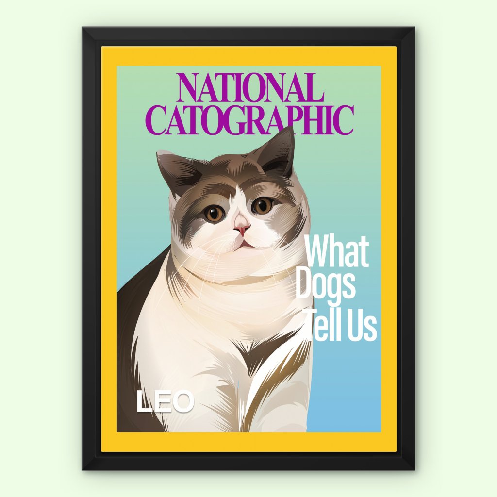 Pet Portraits | National Catographic: Custom Pet Canvas | Paw & Glory