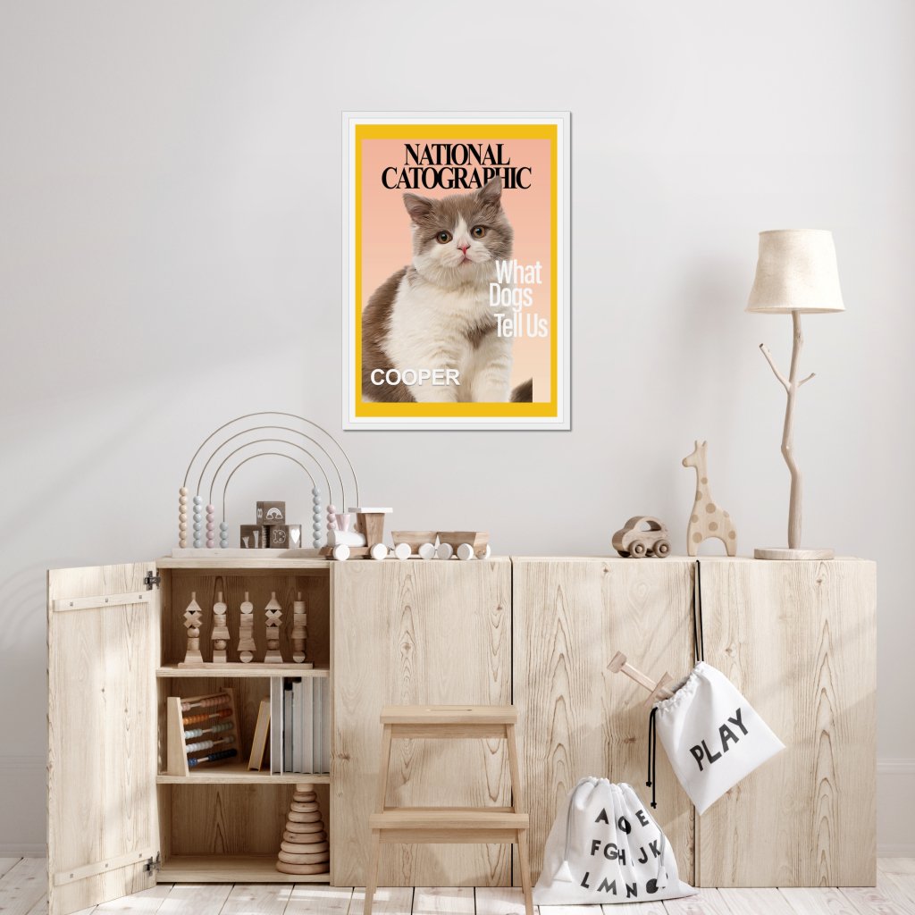 National Catographic: Custom Pet Portrait - Paw & Glory - Dog Portraits - Pet Portraits