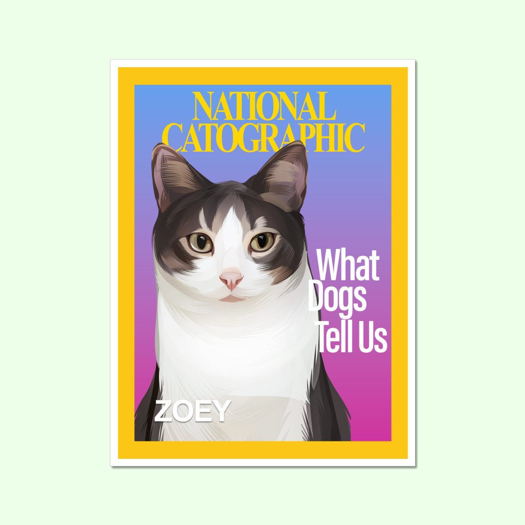 Pet Portraits | National Catographic: Custom Pet Portrait | Paw & Glory