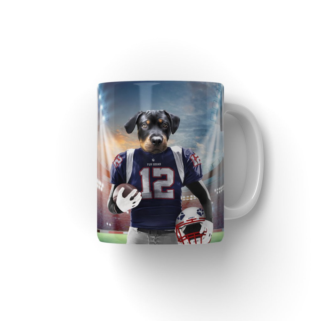 Pet Portraits | New England Pawtriots: Custom Pet Coffee Mug | Paw & Glory