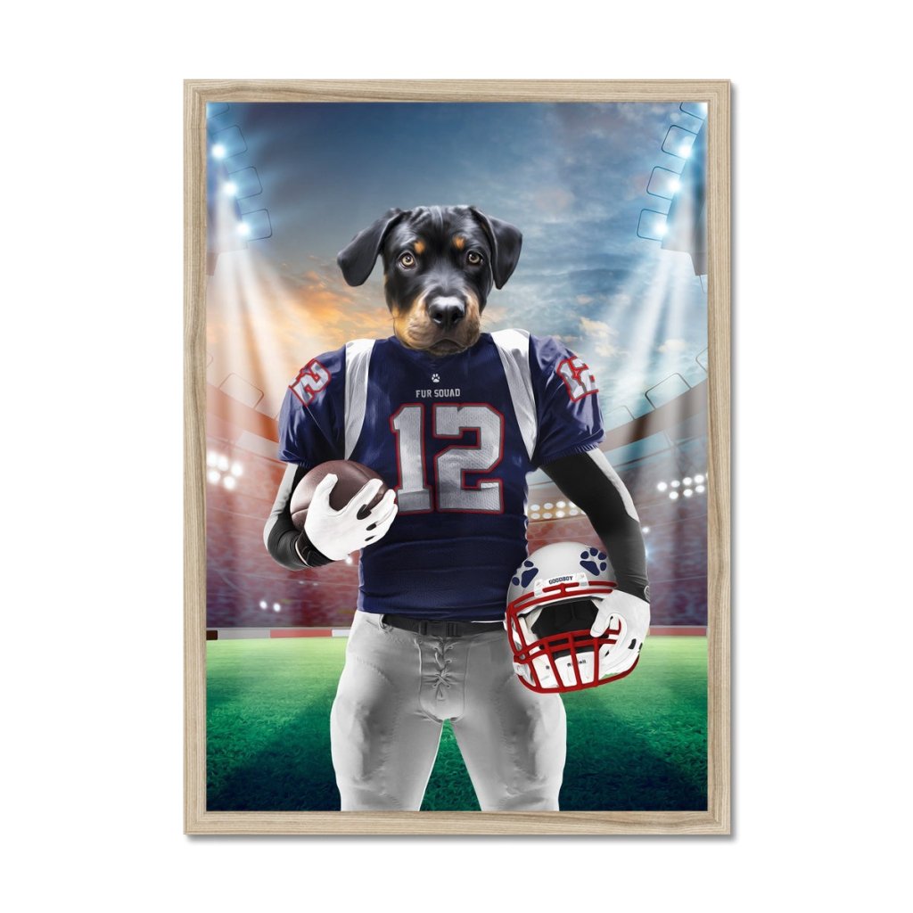 Pet Portraits | New England Pawtriots: Custom Pet Portrait | Paw & Glory