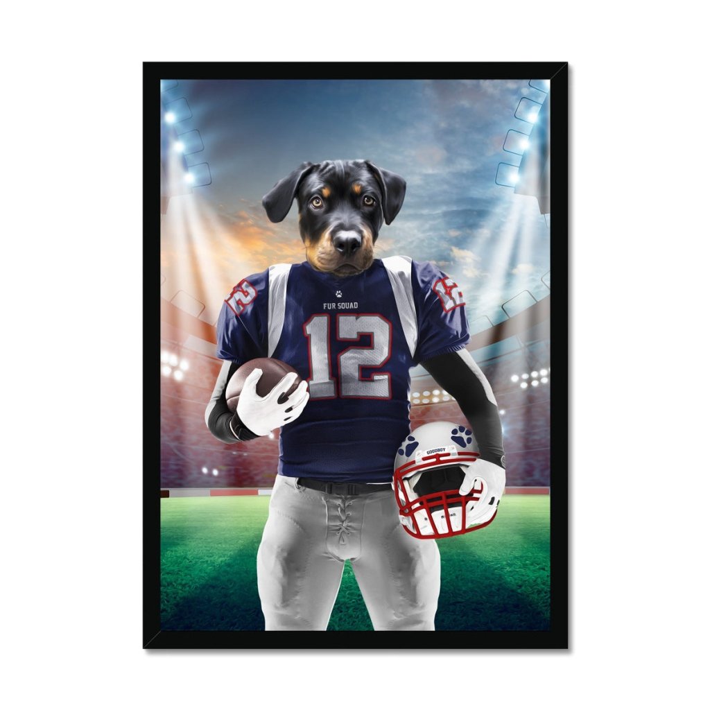 Pet Portraits | New England Pawtriots: Custom Pet Portrait | Paw & Glory