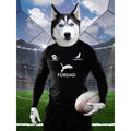 New Zealand Rugby Team: Custom Digital Pet Portrait