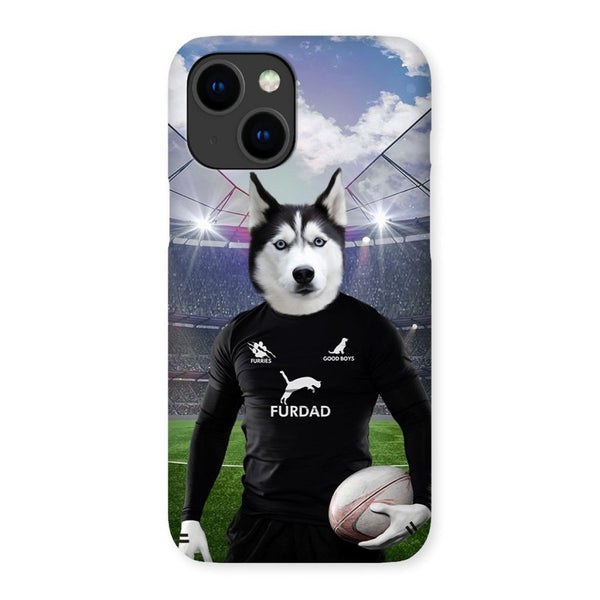 Pet Portraits New Zealand Rugby Team Custom Pet Phone Case