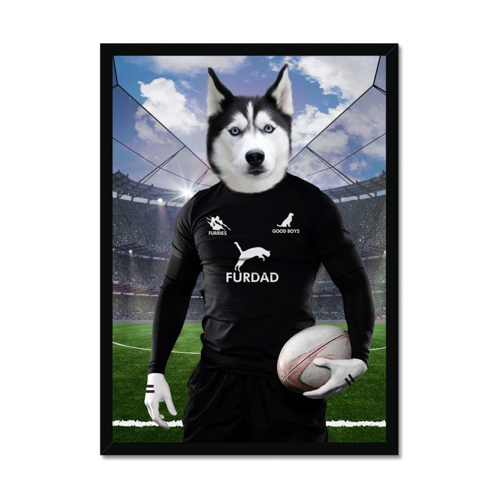 Pet Portraits | New Zealand Rugby Team: Custom Pet Portrait | Paw & Glory