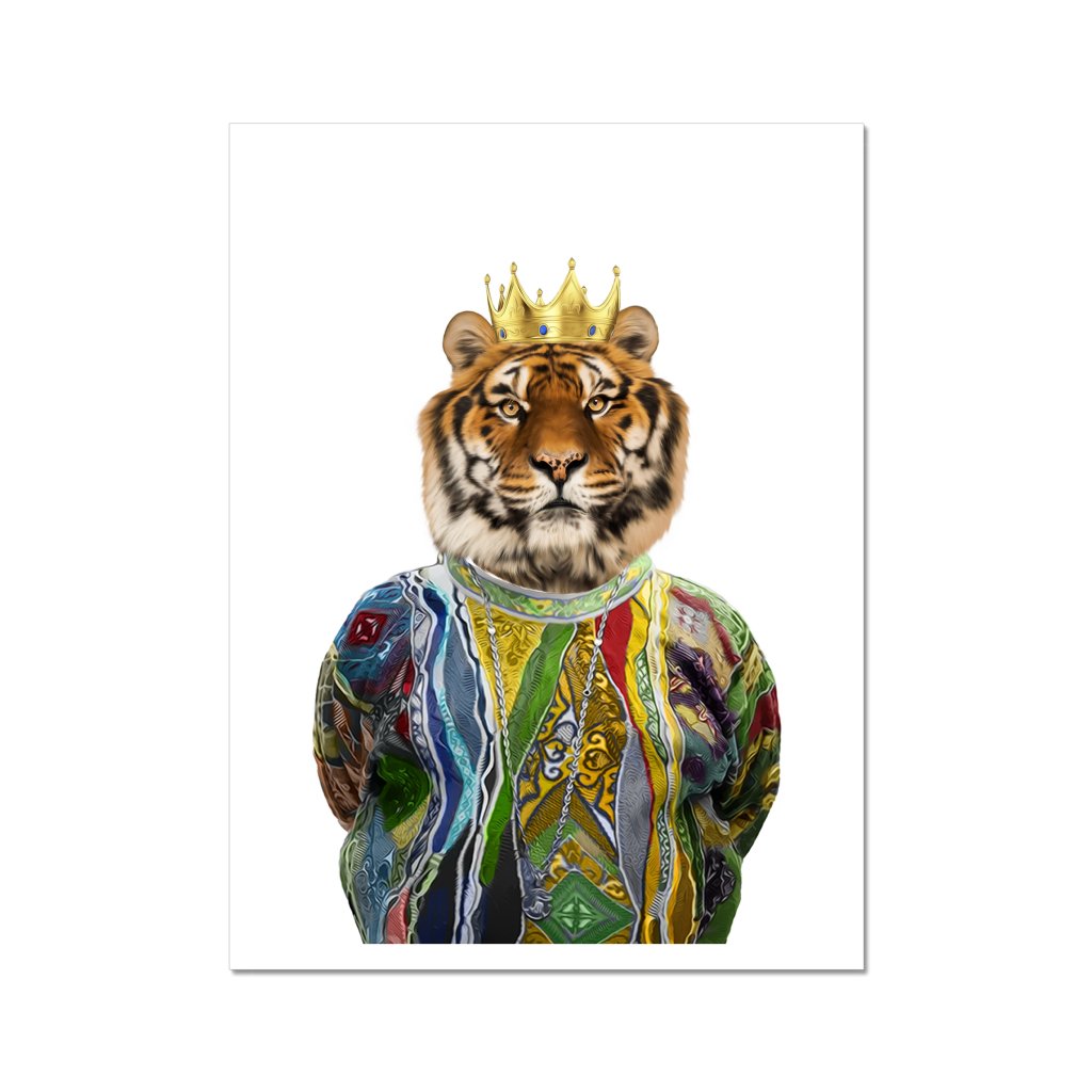 Pet Portraits | Notorious D.O.G: Animal Art Poster | Paw & Glory