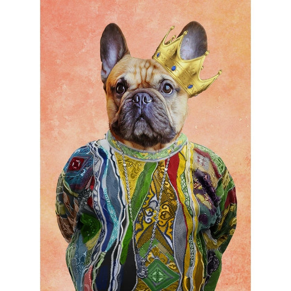 Notorious D.O.G Custom Digital Download Pet Portrait | Pet Portrait From Photo | Paw & Glory