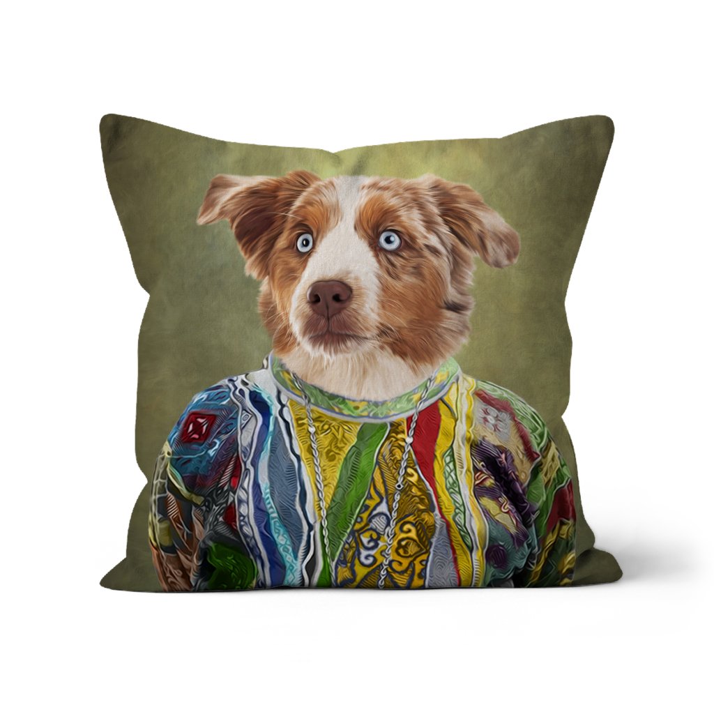 Pet Portraits | Notorious D.O.G: Custom Pet Pillow | Paw & Glory