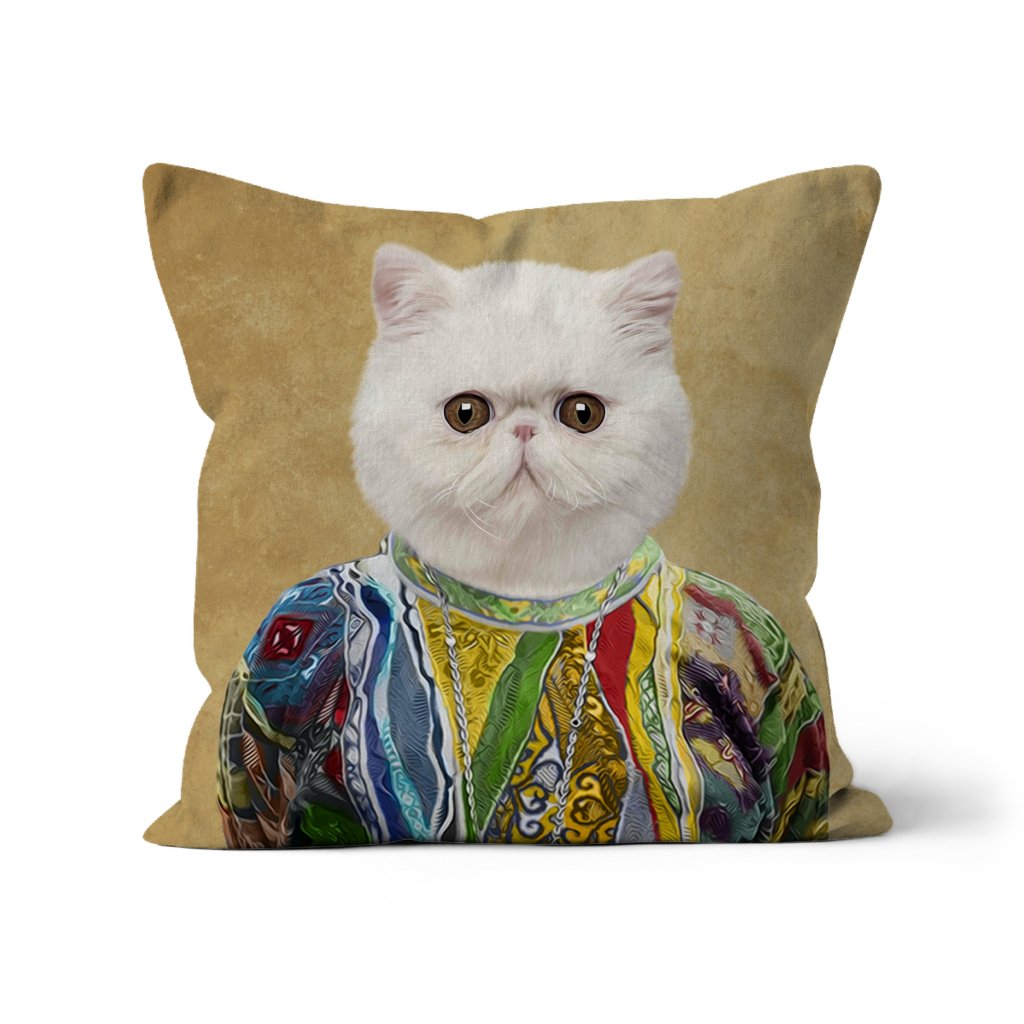 Pet Portraits | Notorious D.O.G: Custom Pet Pillow | Paw & Glory