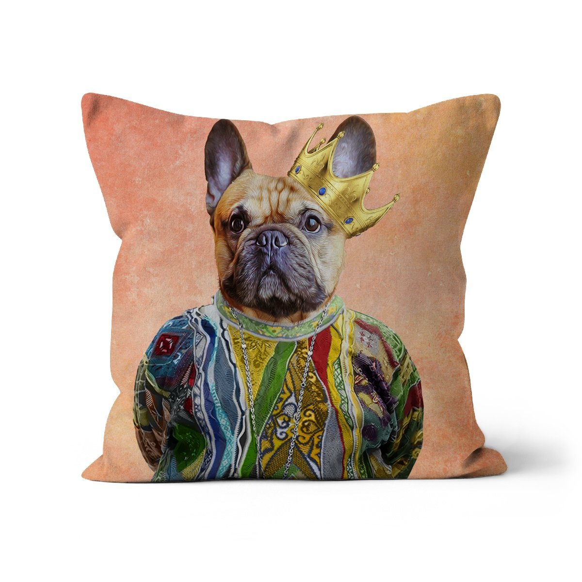 Notorious D.O.G: Custom Pet Pillow - Paw & Glory - Dog Portraits - Pet Portraits