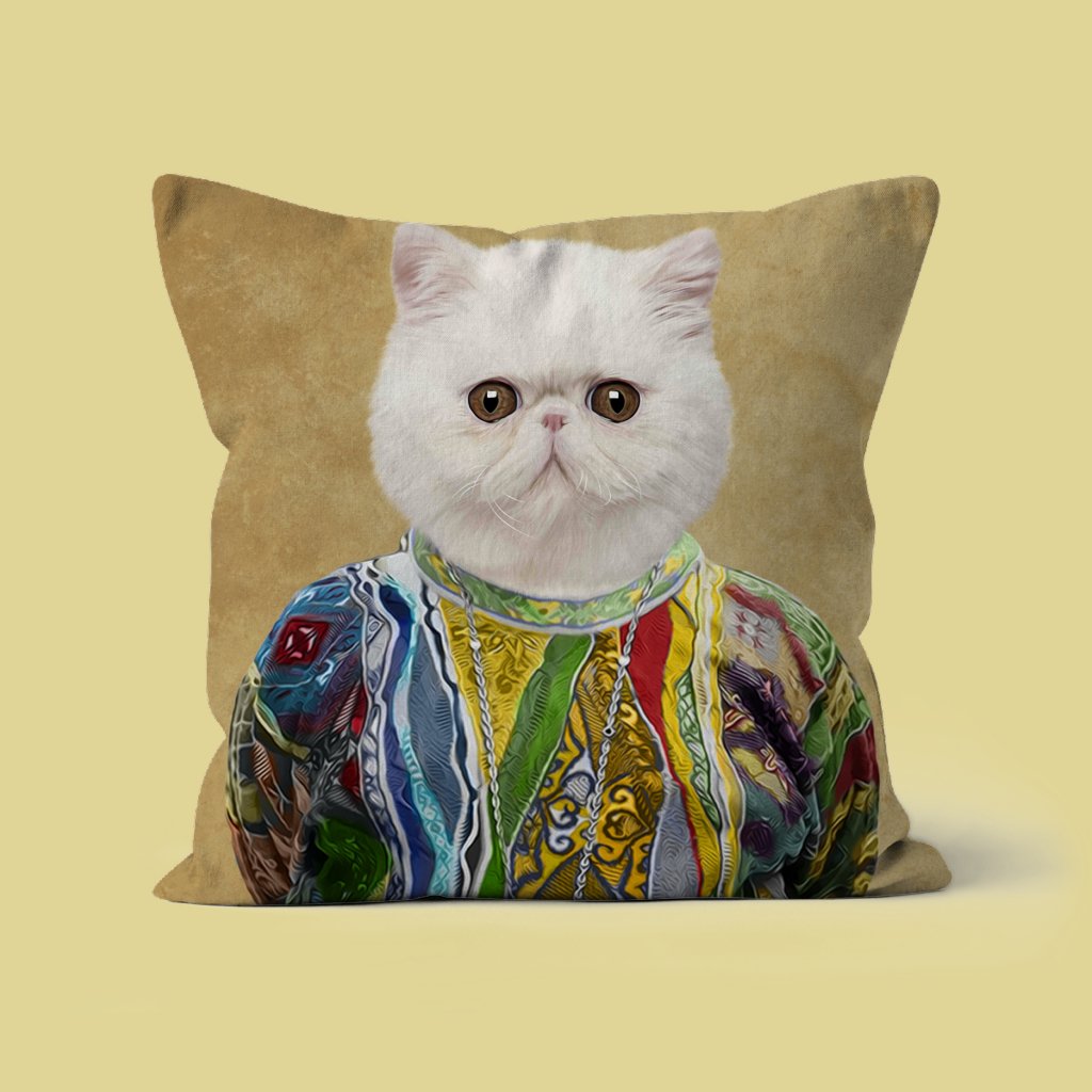 Pet Portraits | Notorious D.O.G: Custom Pet Pillow | Paw & Glory