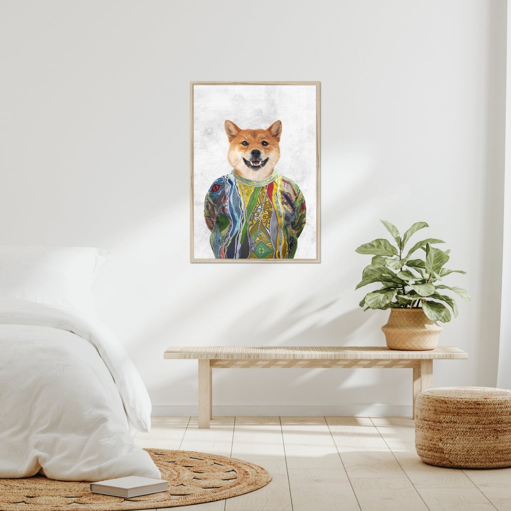 Pet Portraits | Notorious D.O.G: Custom Pet Portrait | Paw & Glory