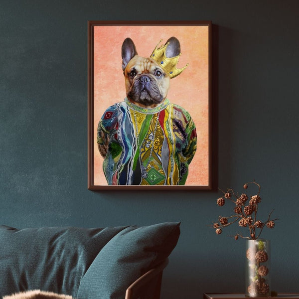 Notorious D.O.G: Custom Pet Portrait | framed pet portrait | Paw & Glory