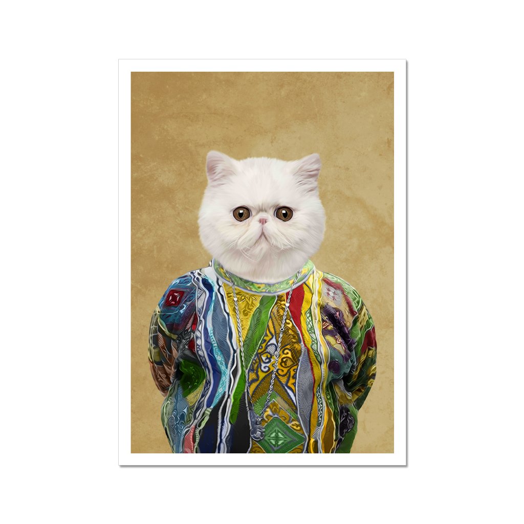 Pet Portraits | Notorious D.O.G: Custom Pet Poster | Paw & Glory