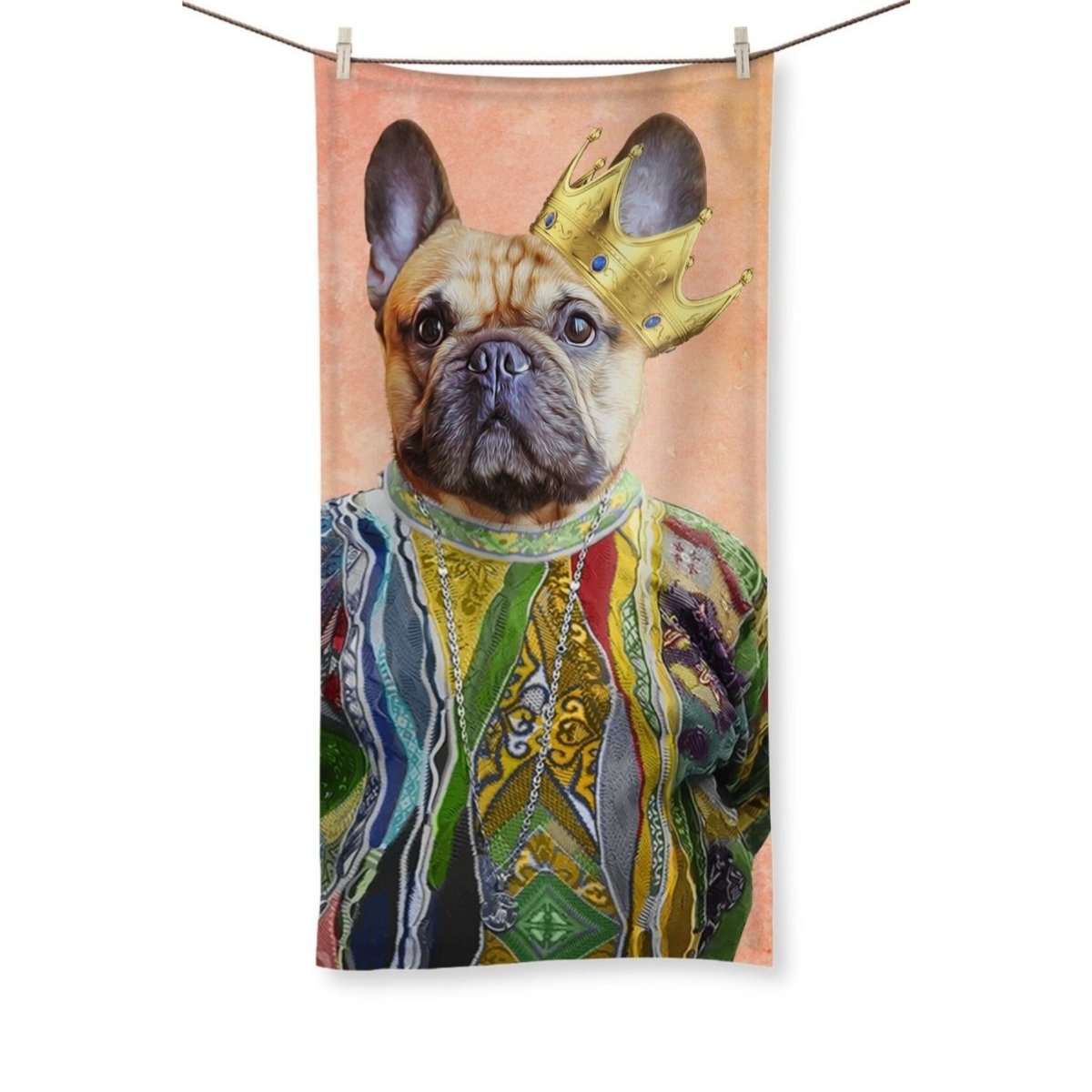 Pet Portraits | Notorious D.O.G: Custom Pet Towel | Paw & Glory