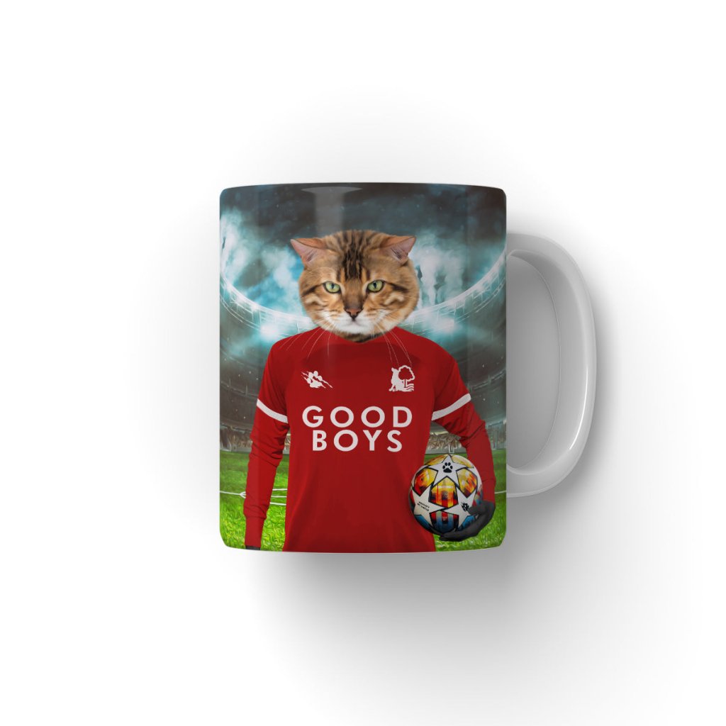 Pet Portraits | Nottingham Furrest Football Club: Custom Pet Coffee Mug | Paw & Glory