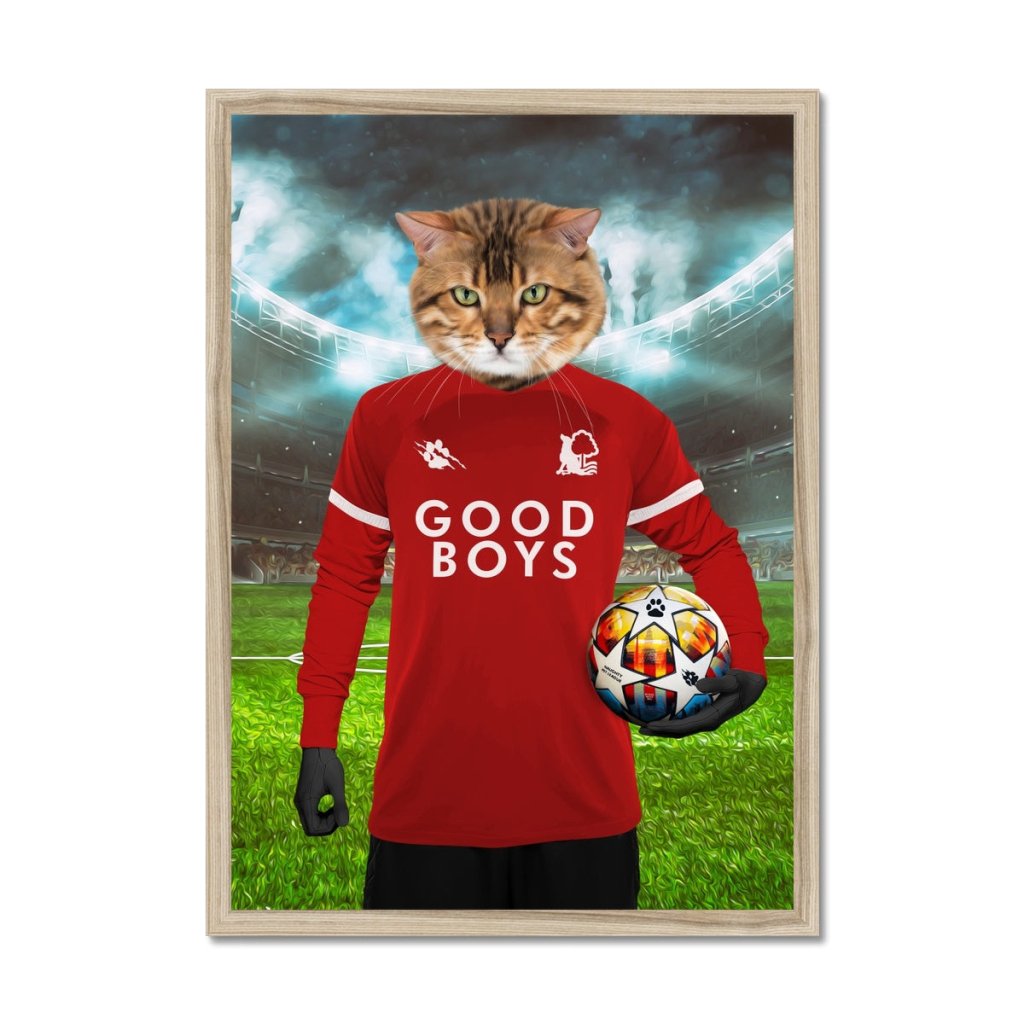 Pet Portraits | Nottingham Furrest Football Club: Custom Pet Portrait | Paw & Glory