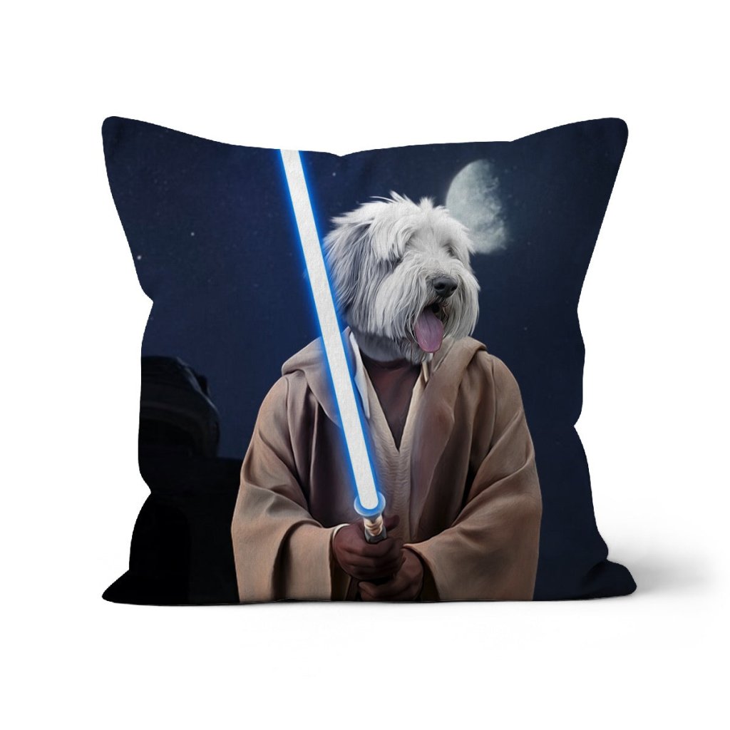 Pet Portraits | Obi Wan Kanobi (Star Wars Inspired): Custom Pet Pillow | Paw & Glory