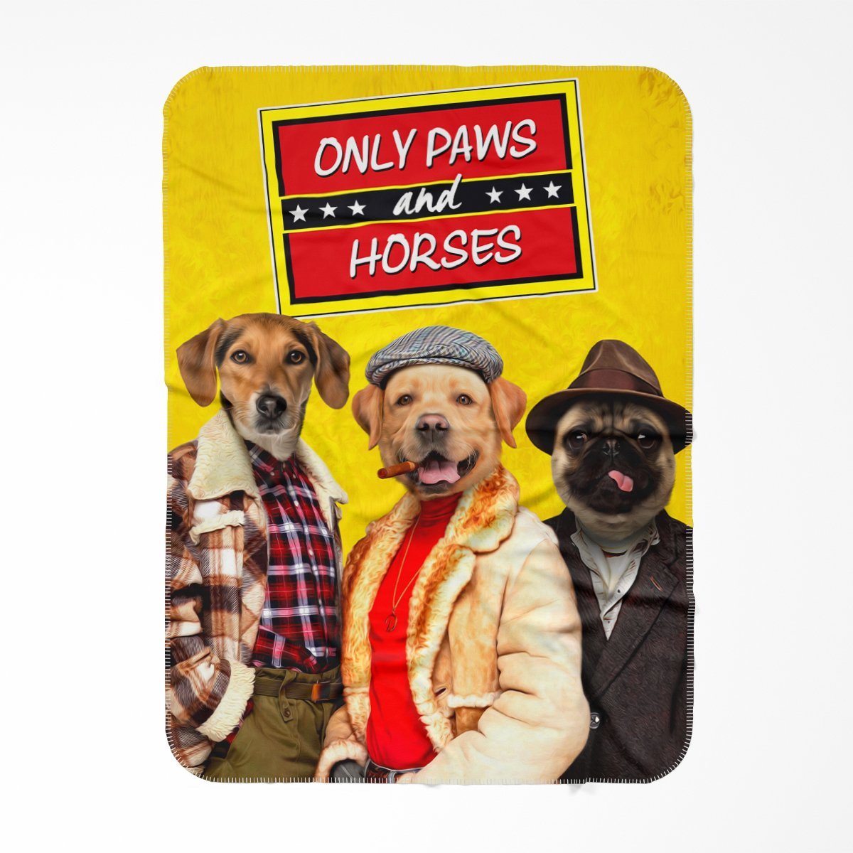 Pet Portraits | Only Paws and Horses 3: Custom Pet Blanket | Paw & Glory