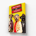 Cheeky Market Trader Trio: Custom Pet Canvas