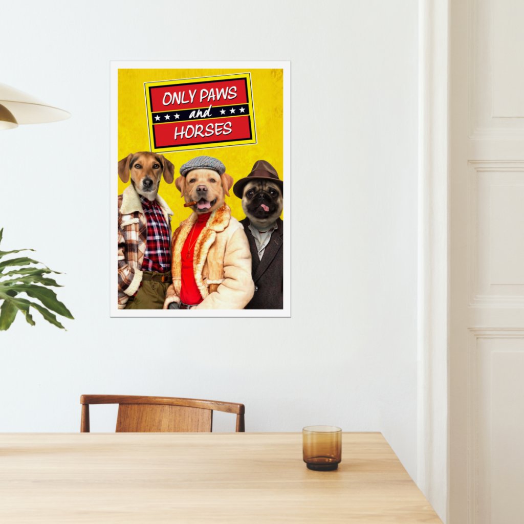 Pet Portraits | Only Paws and Horses 3: Custom Pet Poster | Paw & Glory
